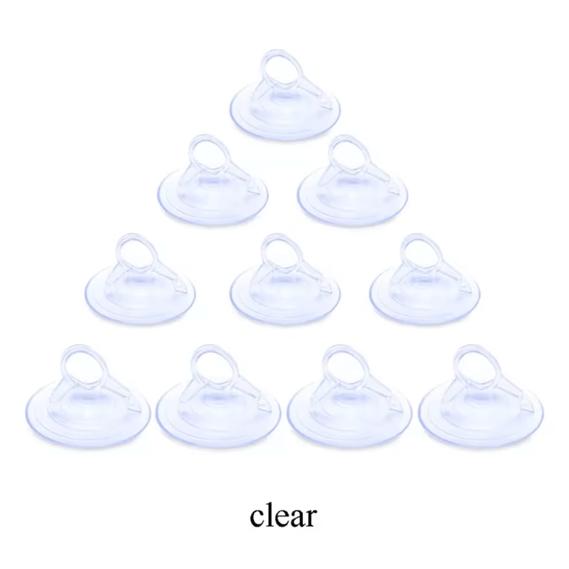 ClearGrip 45mm PVC Suction Cup Hooks Reusable Rubber Sucker Set 3