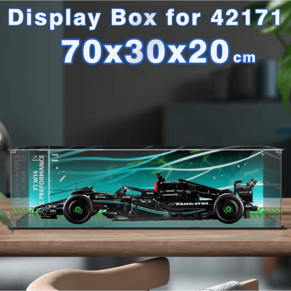 CrystalShield Acrylic Lego Display Case Dustproof Model Car Showcase Box 0