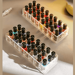 clearpro acrylic nail polish organizer rack cosmetic display stand
