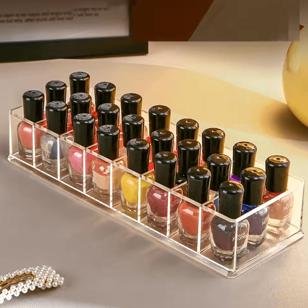 ClearPro Acrylic Nail Polish Organizer Rack Cosmetic Display Stand 3