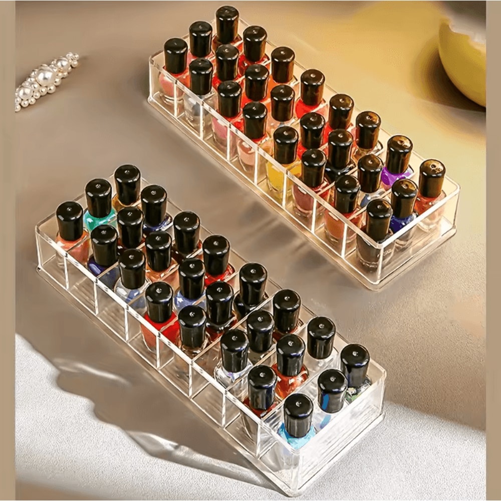 ClearPro Acrylic Nail Polish Organizer Rack Cosmetic Display Stand 4