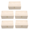 CraftKeeper Solid Wooden Jewelry Storage Box Rectangular Flip Lid Organizer 5