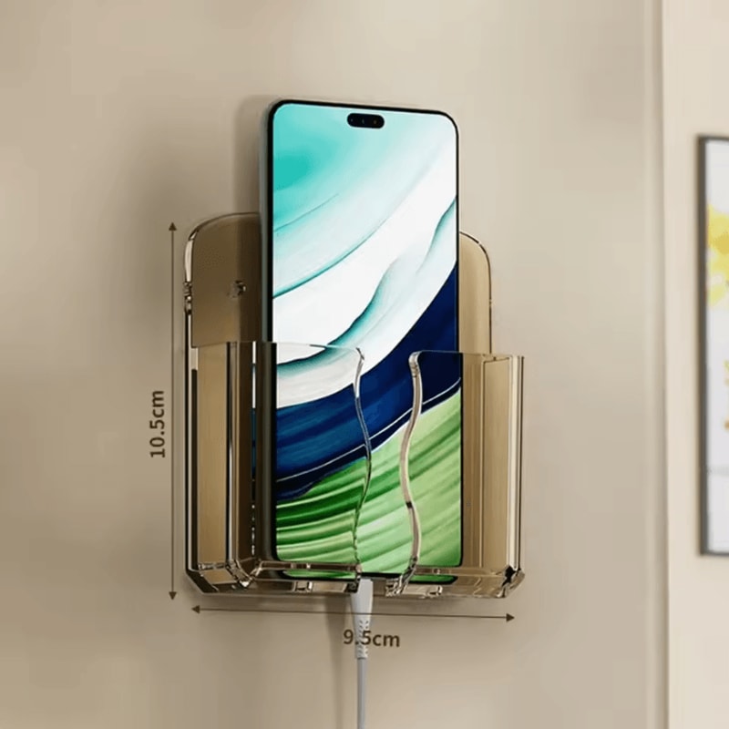 SmartMount Adhesive Wall Mounted Remote Control Holder Phone Charging Bracket 3