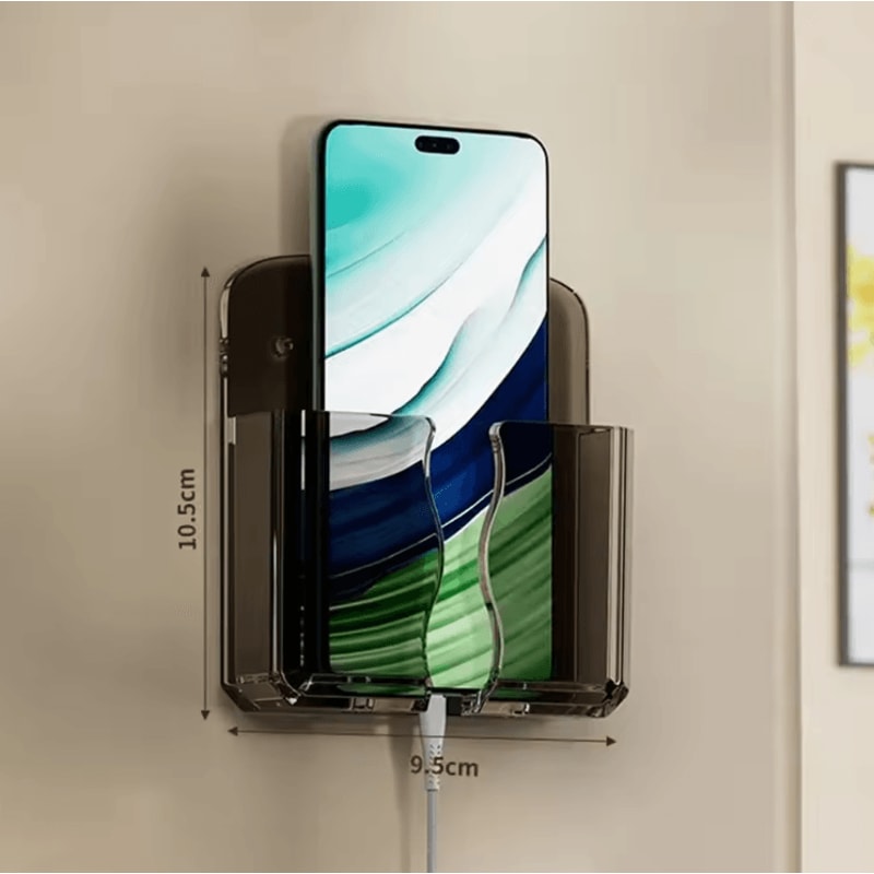 SmartMount Adhesive Wall Mounted Remote Control Holder Phone Charging Bracket 8