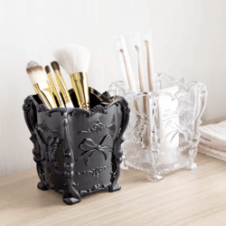 retrocharm desktop cosmetics storage organizer box makeup and skincare holder