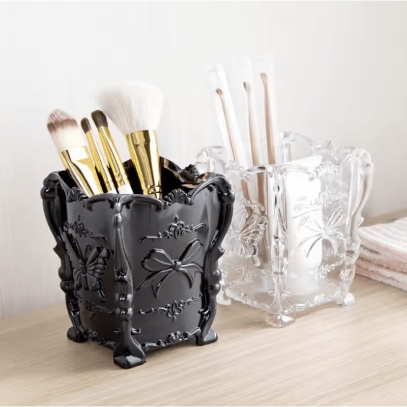 RetroCharm Desktop Cosmetics Storage Organizer Box Makeup And Skincare Holder 0