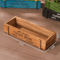RusticCharm Vintage Wooden Succulent Planter Box Desktop Storage Organizer 2