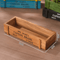 RusticCharm Vintage Wooden Succulent Planter Box Desktop Storage Organizer 2