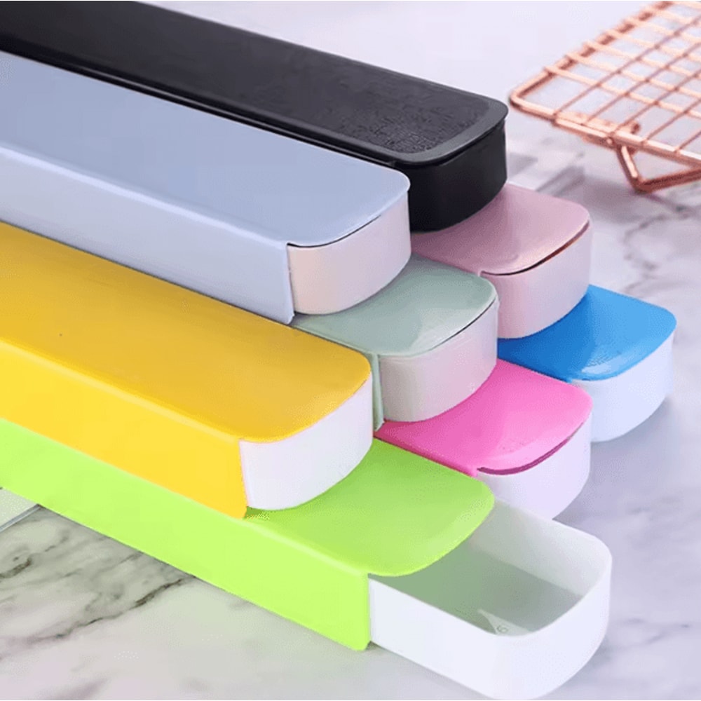 EcoCarry Portable Cutlery Storage Box Wheat Straw Tableware Travel Case 1