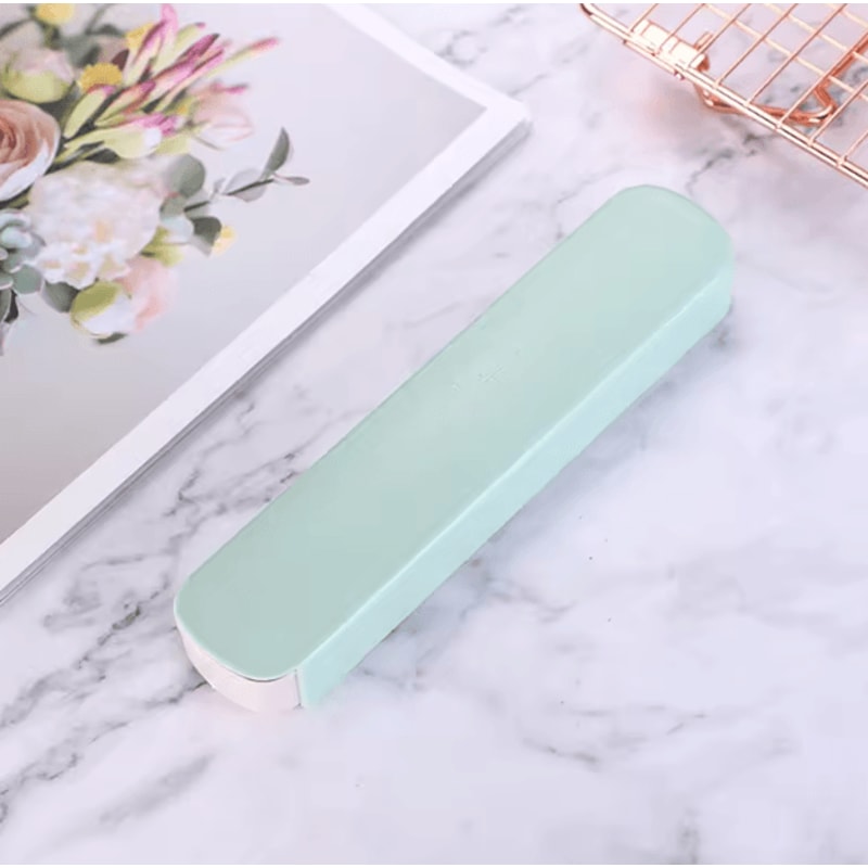 EcoCarry Portable Cutlery Storage Box Wheat Straw Tableware Travel Case 2