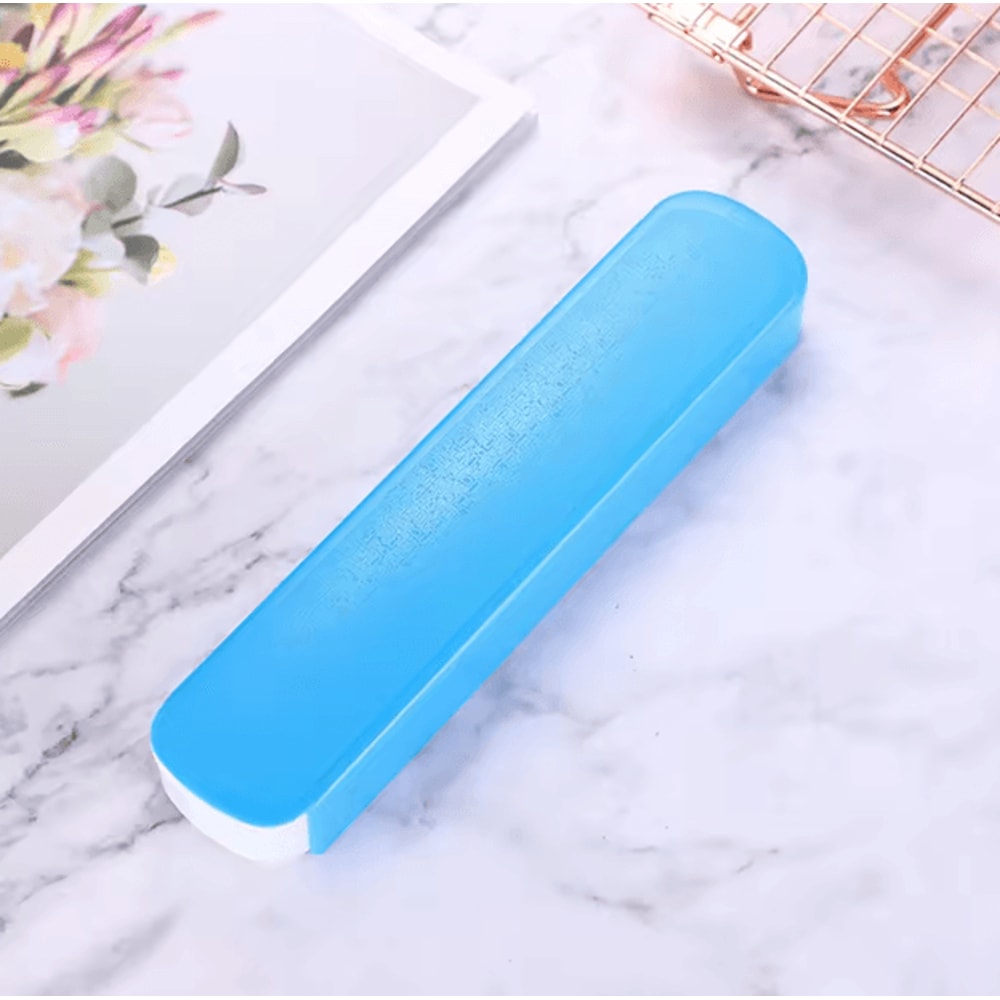 EcoCarry Portable Cutlery Storage Box Wheat Straw Tableware Travel Case 5