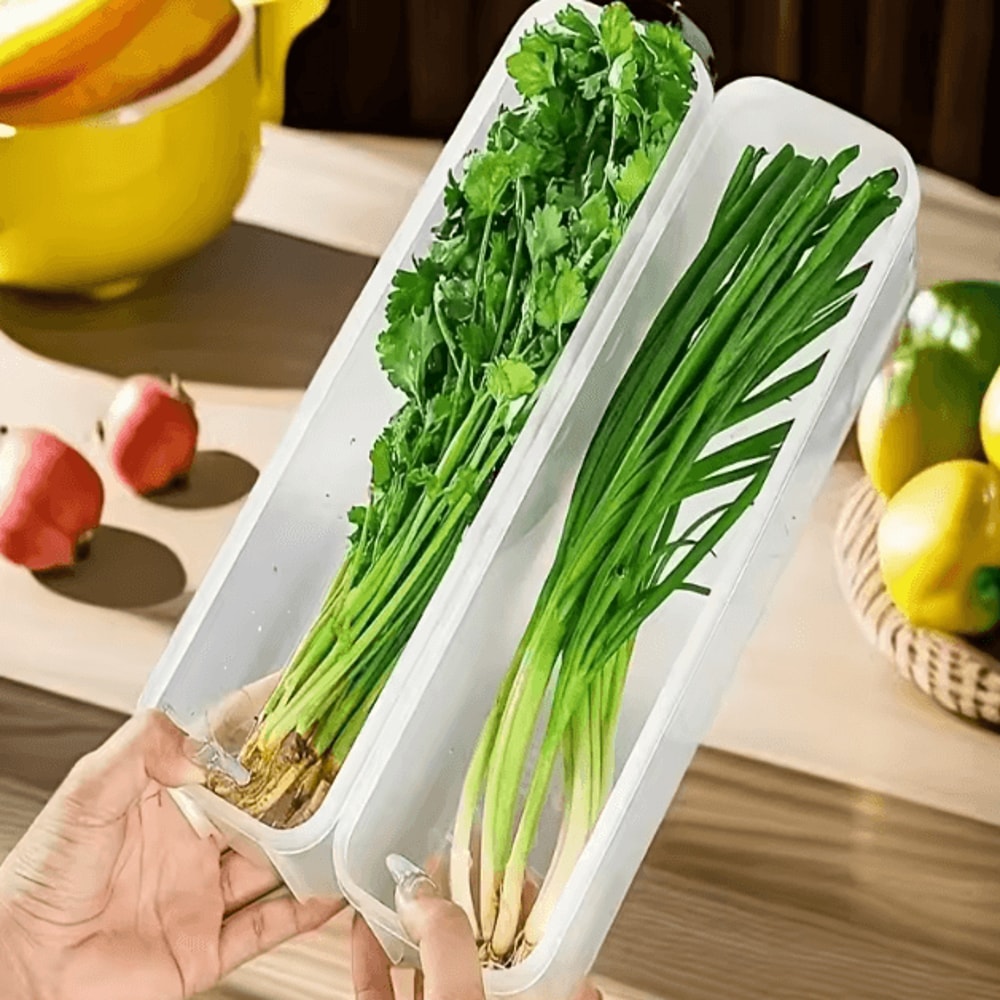 FreshSeal Transparent Refrigerator Storage Box Sealed Food Preservation Container 3