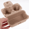 EcoPack 12 Cell Paper Pulp Egg Carton Tray Bulk Egg Storage Holder 0