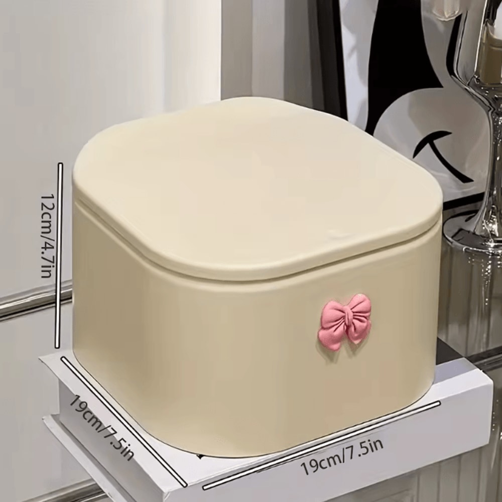 CuteKeep Multi Compartment Hair Accessories Organizer Box For Girls 3