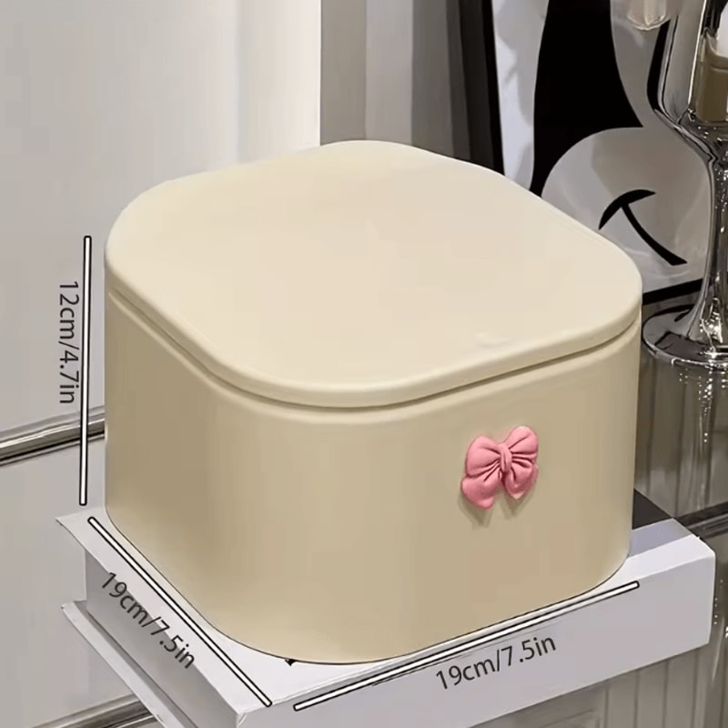 CuteKeep Multi Compartment Hair Accessories Organizer Box For Girls 3