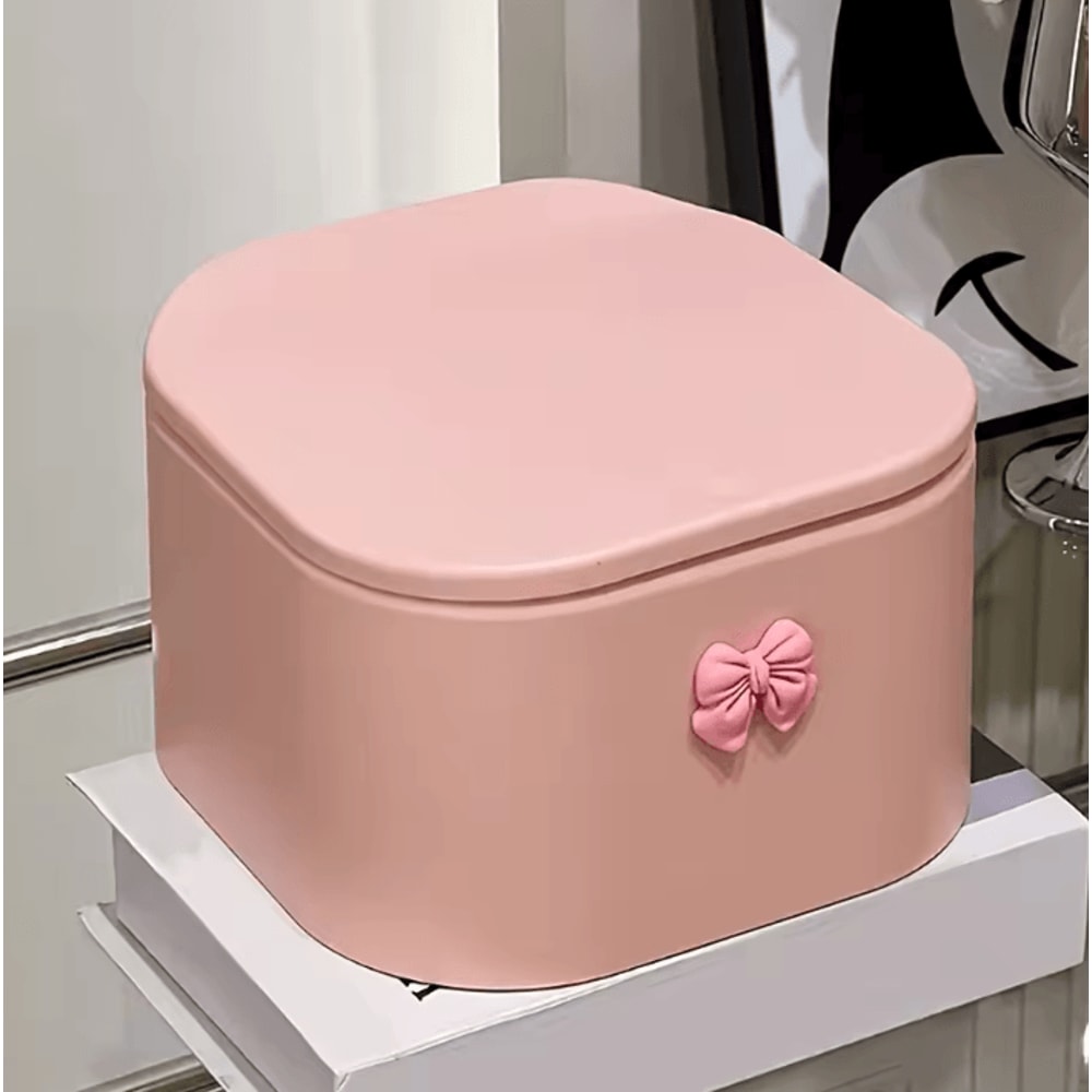 CuteKeep Multi Compartment Hair Accessories Organizer Box For Girls 4