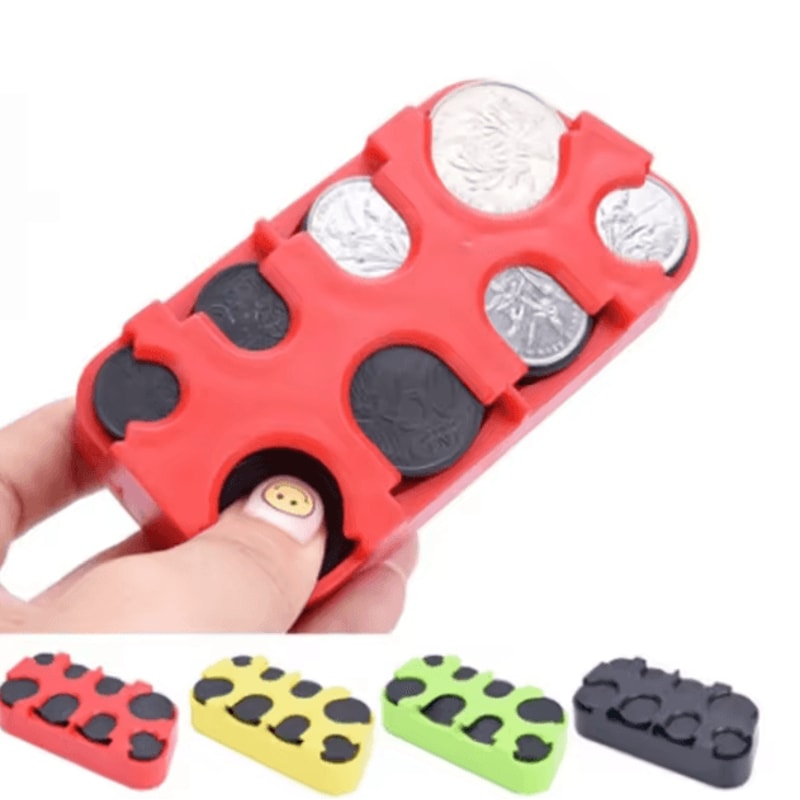 AutoSort Euro Car Coin Holder Organizer Compact Money Storage Case 1