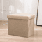 FlexiSeat Foldable Storage Ottoman Stool Box Fabric Multipurpose Organizer 3
