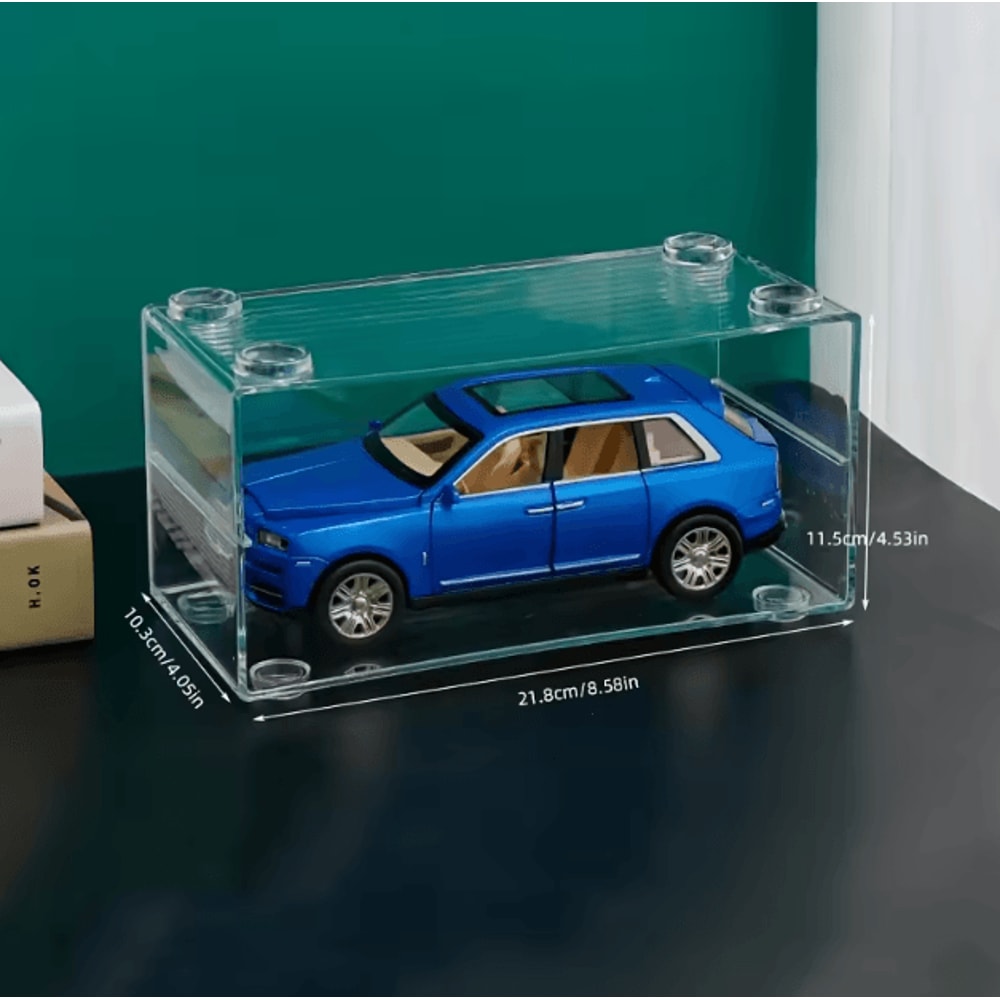 StackPro Acrylic 1 24 Model Car Display Case Transparent Stackable Storage Box 4