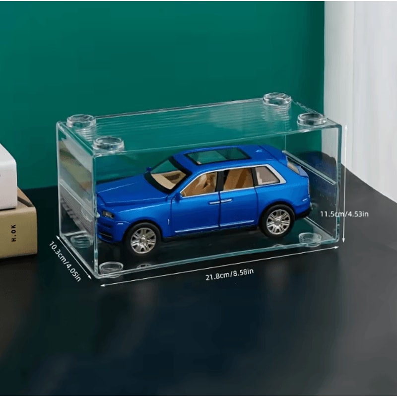 StackPro Acrylic 1 24 Model Car Display Case Transparent Stackable Storage Box 4