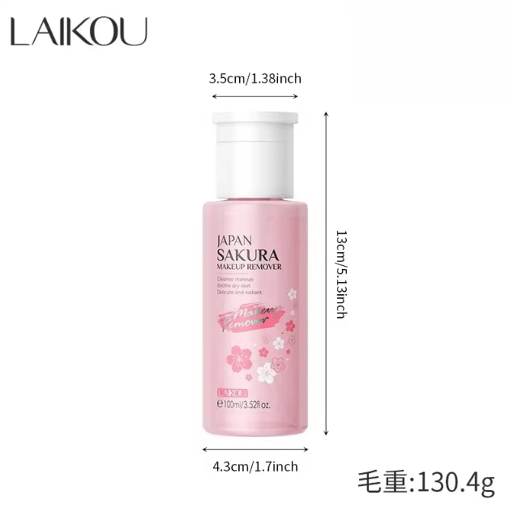 SakuraGlow Gentle Makeup Remover Water Cherry Blossom Hydrating Cleanser 100ml 4