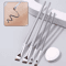 PrecisionPro 4 Piece Ultra Thin Eyeliner Brush Set With Mini Concealer Puff 0