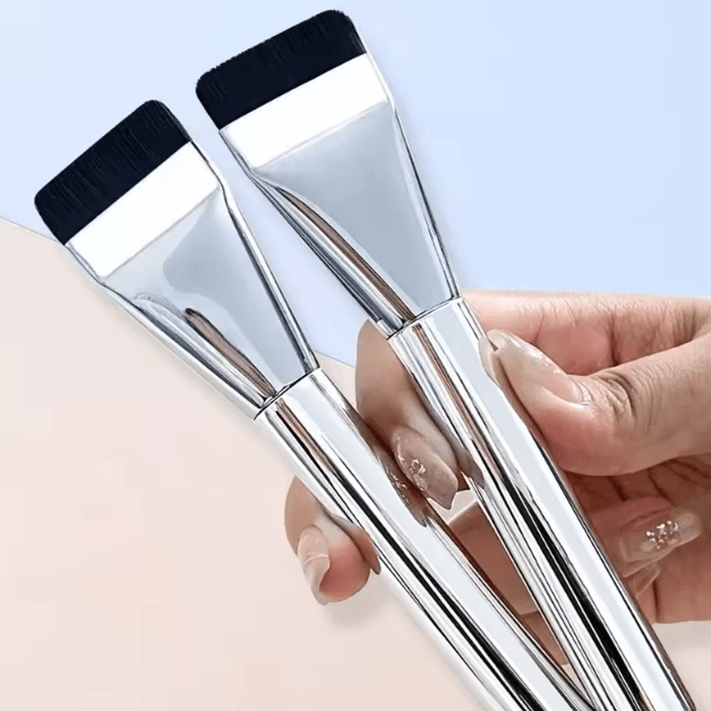 FlawlessLine Ultra Thin Flat Foundation Brush Precision Concealer Makeup Tool 1