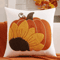 Velvet Halloween Pumpkin And Ghost Throw Pillow Cover For Cozy Autumn Decor 5