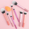 Complete 8 Piece Makeup Brush Set With Dual Use Beauty Sponge For Flawless Daily Makeup 1