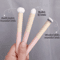 3 Piece Mushroom Head Makeup Sponge Brush Set For Smooth Foundation And Precise Blending 0