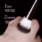 Lighting Edit Contour Powder Brush With Metal Handle For Smooth Blush And Bronzer Blending 1