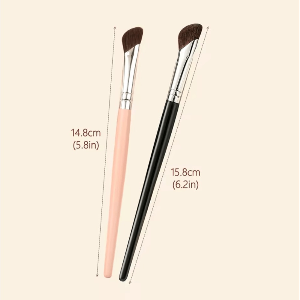 Dual Color Sickle Shaped Nose Contour Brush Set For Precise Shading And Seamless Blending 4