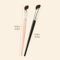 Dual Color Sickle Shaped Nose Contour Brush Set For Precise Shading And Seamless Blending 4