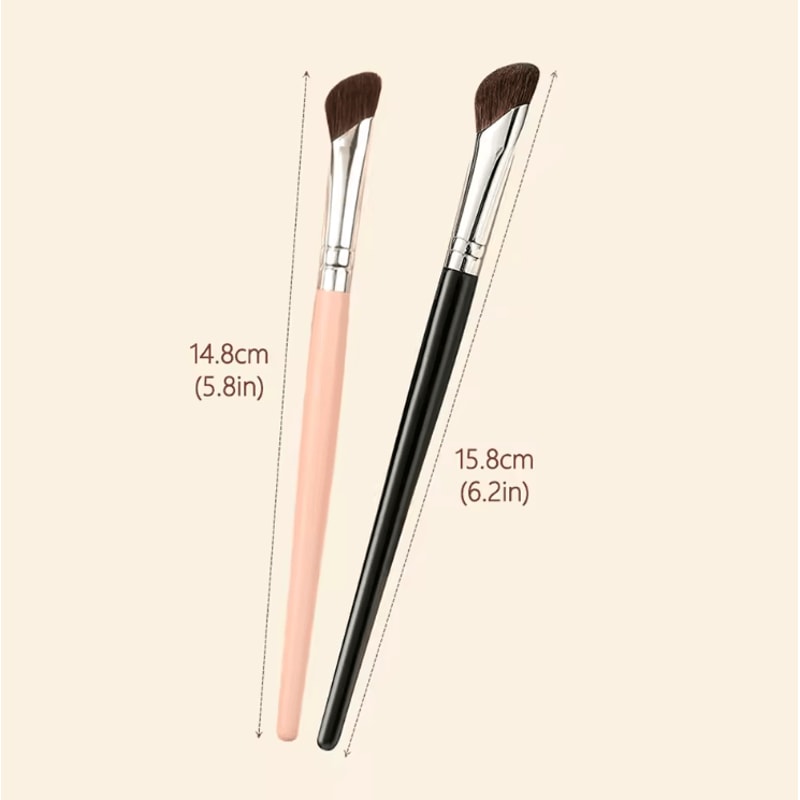 Dual Color Sickle Shaped Nose Contour Brush Set For Precise Shading And Seamless Blending 4