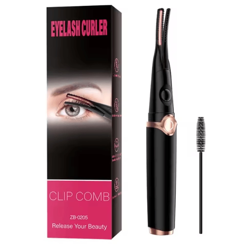 Portable Heated Eyelash Curler For Long Lasting Lift And Natural Lash Curl 0