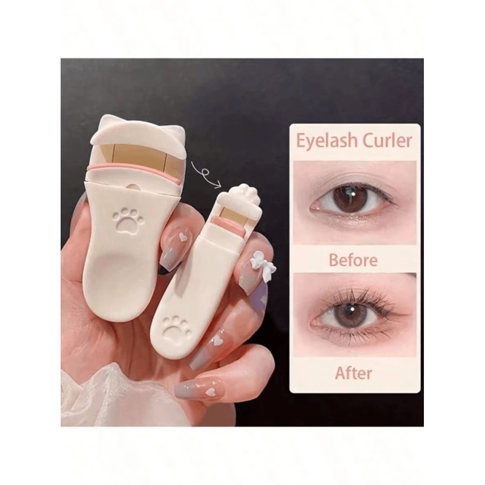 2 Piece Cat Claw Eyelash Curler Set For Natural Lift And Precise Lash Styling 0