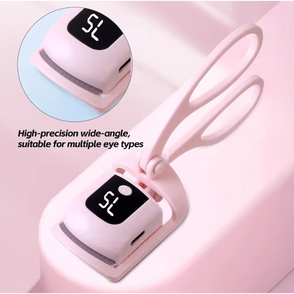 Rechargeable Electric Heated Eyelash Curler For Long Lasting Natural Lash Lift 1