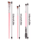 3 Piece Precision Eye Makeup Brush Set With Blade Eyeliner And Dual Head Brow Comb 4