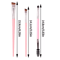 3 Piece Precision Eye Makeup Brush Set With Blade Eyeliner And Dual Head Brow Comb 4