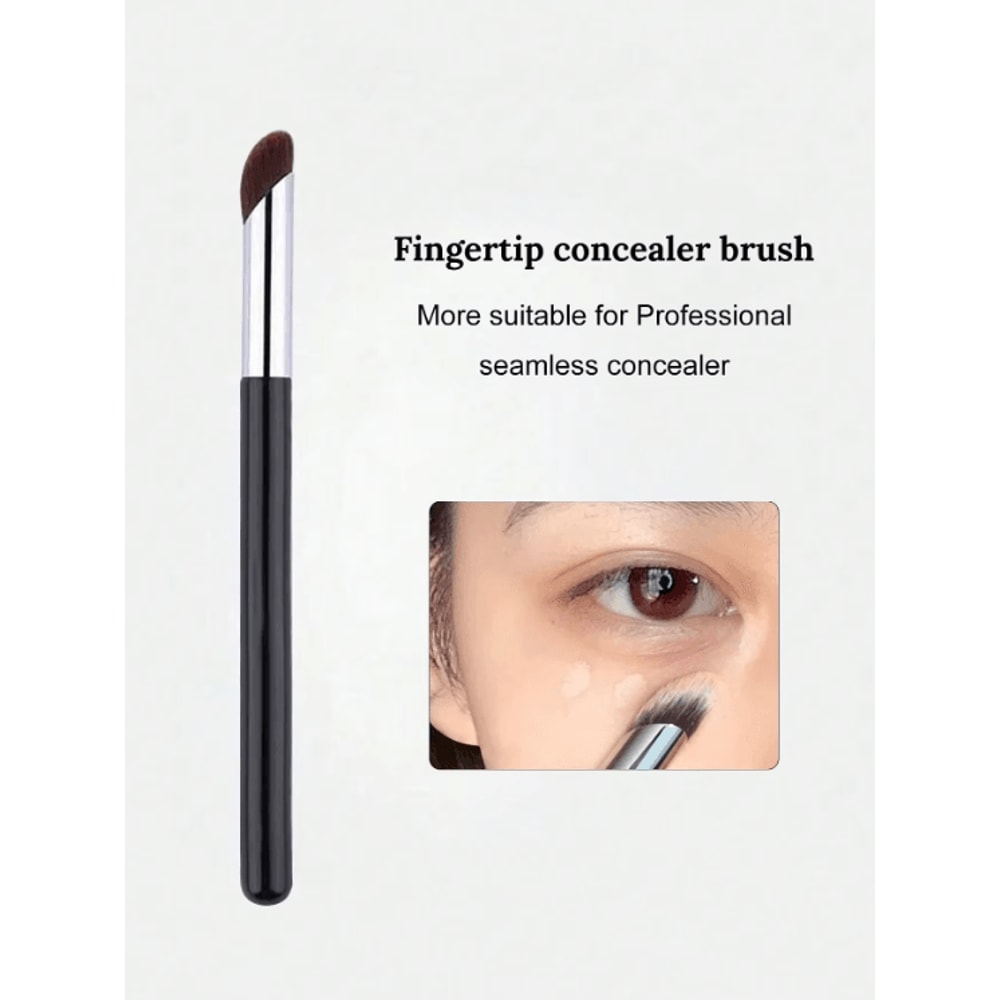 Soft Round Head Concealer Brush Set For Seamless Coverage And Flawless Blending 0