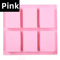 6 Grid Rectangle Silicone Mold For Soap Cake Chocolate And DIY Crafts 3