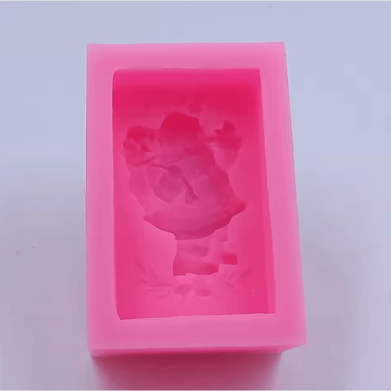 Santa Claus Silicone Mold For Soap Candle Chocolate And Festive DIY Crafts 4