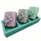 3 Cavities Flower Soap Molds Handmade Silicone Mold For Natural Soap Making 5