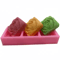 3 Cavities Flower Soap Molds Handmade Silicone Mold For Natural Soap Making 6