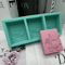 3 Cavities Flower Soap Molds Handmade Silicone Mold For Natural Soap Making 7