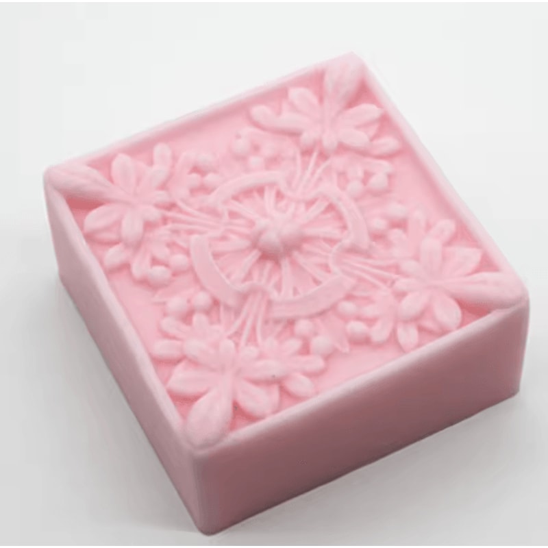 Classic Flower Silicone Soap Mold For Handmade Soap Candle And DIY Craft Creations 0