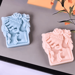 romantic rose flower silicone mold for soap candle chocolate and diy crafts