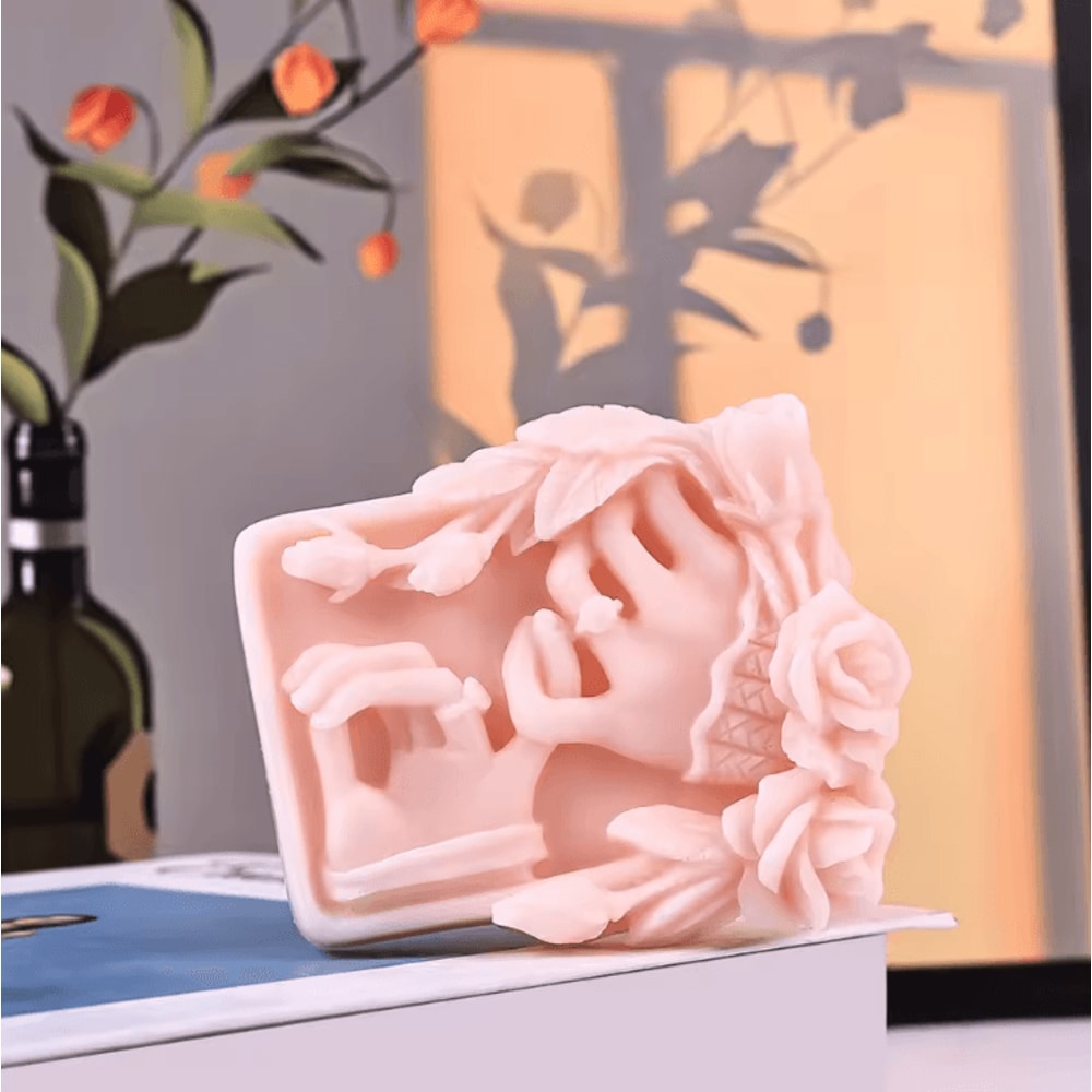 Romantic Rose Flower Silicone Mold For Soap Candle Chocolate And DIY Crafts 2