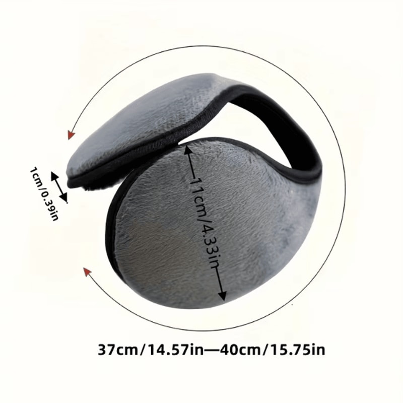 Pearl Plush Earmuffs For Winter Soft Faux Rabbit Fur Ear Warmers 1