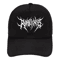 Gothic Punk Embroidered Cotton Baseball Cap For Streetwear And Outdoor Style 1